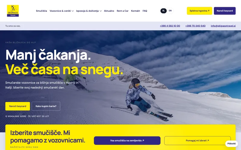 Website Skipass Travel